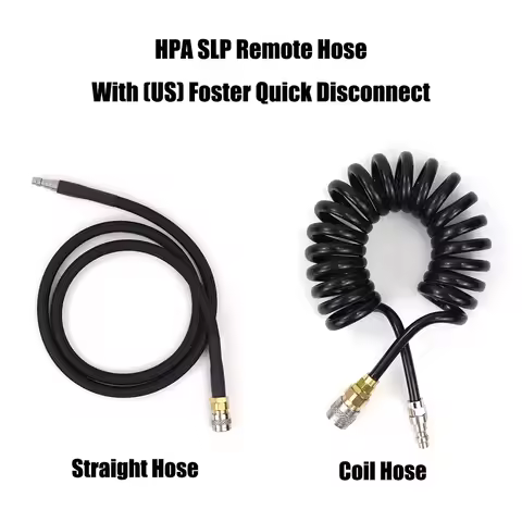 HPA SLP Flex Air Hose Remote Line With US Foster Quick Disconnect Coupler For Airsoft Low Pressure 1