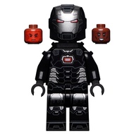 Original Lego Marvel Super Heroes - War Machine (Black and Silver Armor with Neck Bracket) 76153 Min