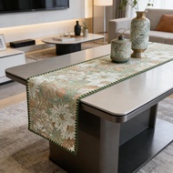Table Runner Coffee Table Runner Washable Table Runner Jacquard Cotton Linen Table Runner Tablecloth