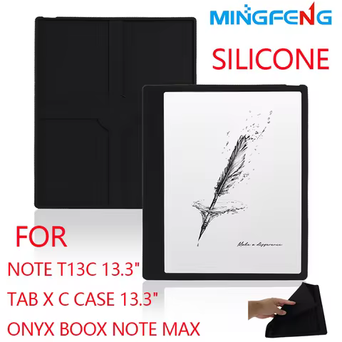 Soft Silicone Cover For Funda Onyx Boox Note Max / T13C / Tab X C Case 13.3" eBook Slim Shockproof P