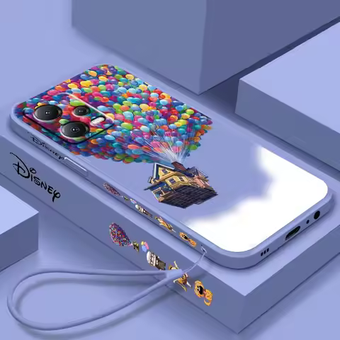 Cartoon Fashion Cute UP For Xiaomi Redmi Note 14 13 13R 12 12R 11 11E 11T 11S Pro Plus 5G Liquid Lef