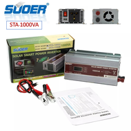 SUOERอินเวอร์เตอร์ STA-1000VADC LED12V To AC 230V Solar Power Inverter - Silver - Intl DC LED