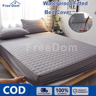 Waterproof Mattress Protector Cotton Fitted Bed Sheet Mattress Pad Cover Non-slip Mattress Cover