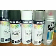 Mr DIY  Spray Paint (Silver, Flat Black, White,  Grey,  Clear 400ml)
