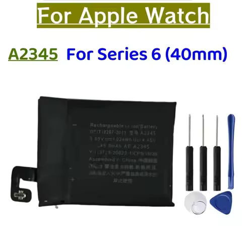 A2345 Replacement Li-Po Battery 265.9mAh 3.85V For Apple Watch Series 6 40mm A2291 A2375 Smart Watch