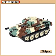 WW2 Đức Trung Tank Panther Ausf G quân sự pháo binh xe bọc thép công nghệ DIY khối xây dựng mô hình