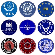 United Nations European International Atomic Energy Agency brooch pin badge accessory WE4B