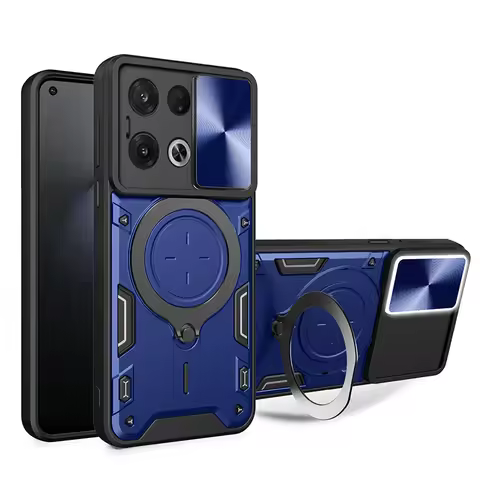 360°Rotating Metal Car Holder Armor Phone Case For OPPO Reno 10 11 8 8T 7 Pro Lite A74 A57 A17 A72 A
