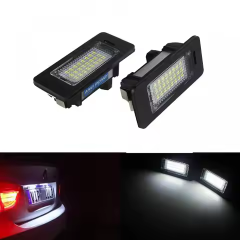 White LED License Number Plate Light For BMW E88 E90 E92 E39 E61 E70 X5 F25 X3