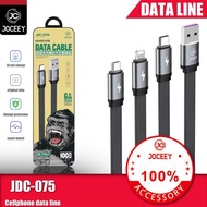 kingkong JC 075 Charging Cable Steel Box Packaging Braided Wire Strong Durable 6A For ip type-c micr