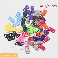 BENJMOORE9Q 4/10/50pcs Side Release Buckle Hot sale 3/8" 10mm Curved Camp Bag Parts