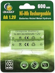 600mAh 1.2V AA Rechargeable Battery