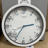 [TimeYourTime] Seiko Clock QXA789W Decorator Quiet Sweep Second Hand White Grey Numeral Analog Quartz Wall Clock QXA789WR