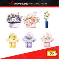 LOZ Mini Block Eternal Flowers Series - 1297 Blue Trip / 1298 Pink Rose / 1299 Sun Flower / 1670 / 1
