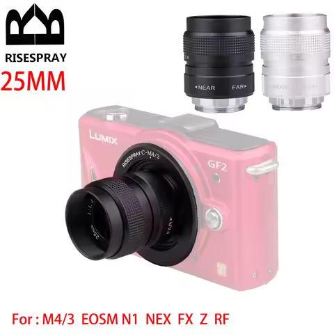 25mm F1.4 APS-C C Mount Film Lens Camera For Micro-4/3 E-P1 E-P2 E-P3 Sony NEX Canon EOSR EOSM Nikon