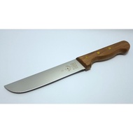 F. HERDER (SOLINGEN FORK BRAND) 7 INCH BROADBLADE KNIFE WOODEN HANDLE
