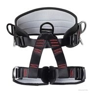 Rock Rock ปีนเขาที่หลากหลาย Rappelling Half Halness Harness Safety Belt พร้อมเข็มขัดนิรภัยครึ่งความป