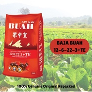 Baja Buah (1KG) Npk 12.6.22+TE Untuk Paksa Berbuah / Bunga, Untuk semua jenis tanaman
