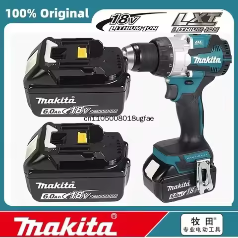 Makita DDF487 ddf487 18V Battery Screwdriver Brushless Electric Drill Impact Drill Of Decoration Tea
