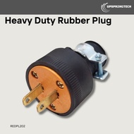 Royu Electrical Heavy Duty Rubber Plug 15A REDPL202