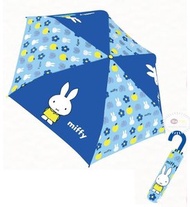 日本版Miffy雨傘Miffy摺疊傘Miffy縮骨傘 Blue 安全輪防風規格折疊傘耐用輕巧 兒童安全 平行進口