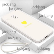 เคส Samsung J7PRO กรอบนิ่มลาย Love โทรศัพท์มือถือกันกระแทกสายห้อยเคสโทรศัพท์