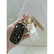 For Perodua Toyota Ativa Myvi Alza Veloz 2021 2022 2023 Car Key Cover Case Casing Soft TPU Car Key Cover Remote holder keychain phone number plate keyring