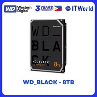 Western Digital WD BLACK 8TB - Gaming HDD 7200RPM 256MB SATA 3.5" WD8002FZBX itw