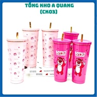 LOTSO BEAR BOTTLE 750ML Thermal Cup 750ML Cartoon Pattern Free 3 accessories. Thermal cup-MA: COCGUN