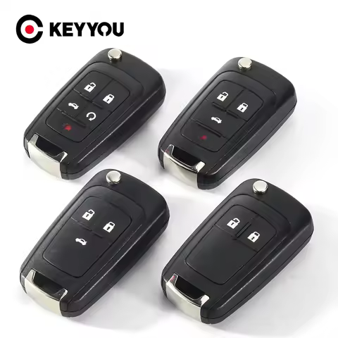 KEYYOU 2 button blank remote Key Shell for Opel Astra J Zafira B Insignia Adam Astra J Cascade Karl 