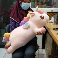 Rainbow Unicorn Lying Doll Size 75cm/30'' Jumbo Unicorn Doll/Big Big Unicorn Doll/Character Doll