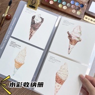 Square Card Card Book Watercolor Painting Book Picture Folder Folder