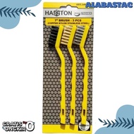 Hasston Brush Set 3 Pcs 7 Inch Steel Brass Wire Nylon Copper Ss Up to 70%