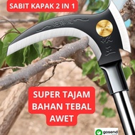 Pemangkas Sabit Kapak Ganda Pemangkas rumput Arit rumput Import