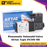 3V210-08 Pneumatic Solenoid Valve Airtac 3V 210-08 Solenoid Valve Switch Airtac 3/ 2 Way Single Coil
