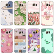 for Galaxy s6/s6 edge/S6 Edge Plus/s7/s7 edge cases Soft Silicone Casing phone case cover
