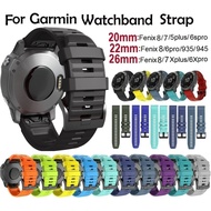 Silicone Strap For Garmin Fenix 8 Strap , Fenix E , Garmin Fenix 7X Strap , Fenix 7S, Garmin Fenix 5
