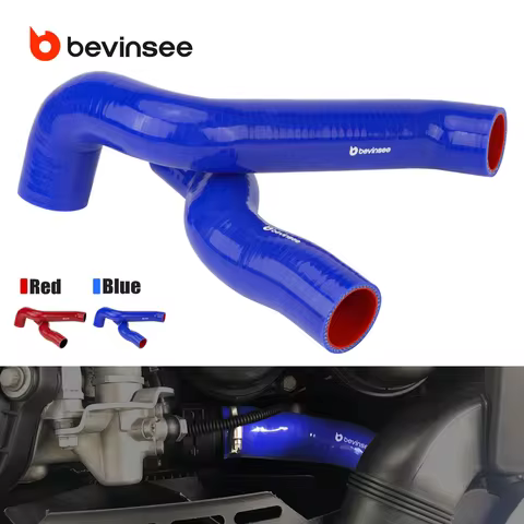 BEVINSEE Silicone Radiator Coolant Hose Kit for BMW E46 320i 323i 325i 328i 330i 323Ci 325Ci 328Ci 3