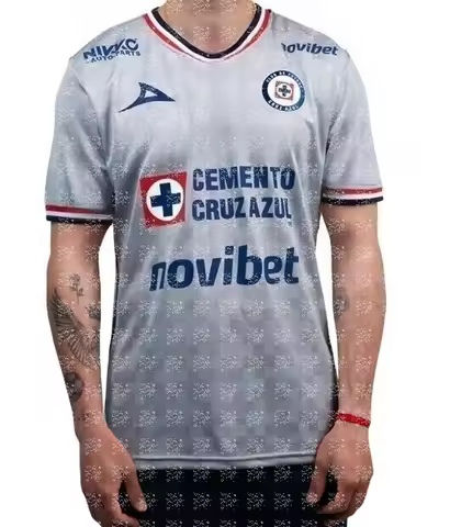 Cruz Azul2025/2026 Sportswear, Football Jersey, Quick-drying 3D Digital Short-sleeved Printed Men's 