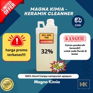 Magna Kimia -  HCL 32% Cairan Pembersih Kerak Keramik 1kg – Solusi Tepat Mengatasi Kerak dan Kotoran