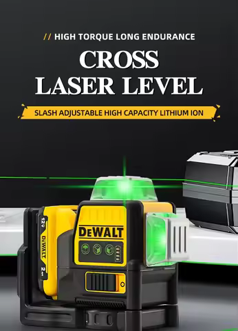 2025 DEWALT 3×360° Green Laser Level 12-Line Horizontal/Vertical Cross Line Outdoor/Indoor Construct
