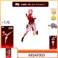 Moz STUDIO MSAF003 Fire Will Tsubakiha Sakura Naruto Sakura Fan 1/6 Rubber-covered Man Movable Toy F
