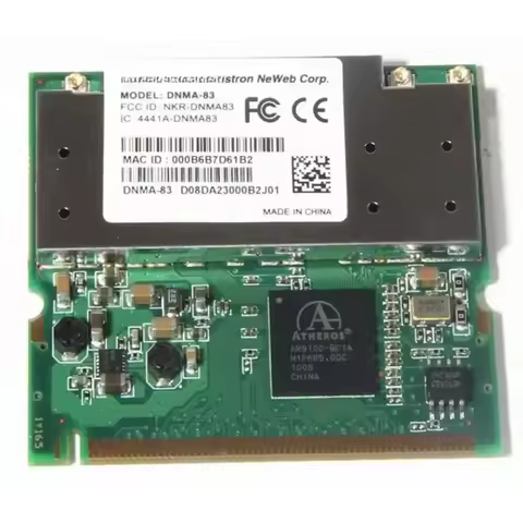 Adapter for Atheros AR9160 300Mbps 802.11N Wi-Fi WLAN 802.11a/b/g/n MINI PCI Wireless Card