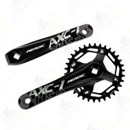 bike CrankSet MTB Crankset 1by 104 BCD Round chainring Crank set 34T SQUARED TAPERED Untralight