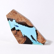 Creative Ocean Cave Diver Whale Desktop Ornament Art Solid Wood Resin Lamp Birthday Gift Ornament