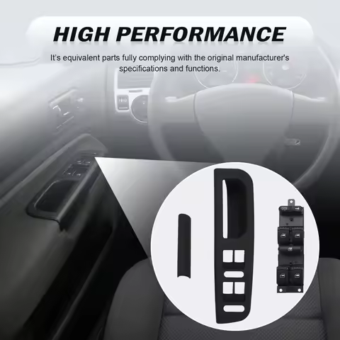 Car Driver Side Master Power Window Switch Button 1J4959857D For Passat B5 Bora Golf 4 MK4 Seat Leon