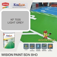 KF7035 LIGHT GREY KOSSAN ( KOSFLOR EPOXY ) CAR PARK FLOOR COATING / SPORT COURT FLOOR PAINT EPOXY Floor Paint (5L OR 1L)