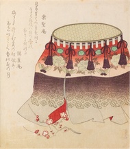 Ryuryukyo Shinsai (1764-1820) | Incense burner (hidori-koro) and branch of plum | Edo period, 19th c