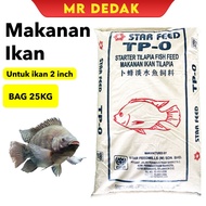 [20KG] [TP-0] Dedak Ikan Talapia & Ikan Air Tawar | Makanan Ikan | Fish Food | FIsh Feed | Dedak Tal