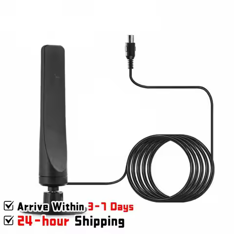 Indoor HDTV Signal Receiver Amplifier 12dBi 1080P TV Antenna HD Receiver 50 Miles Digital HDTV Boost